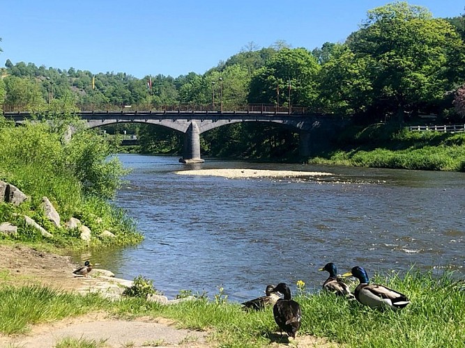 Fahrrad–Zug & Landschaften - Das Ourthe-Tal