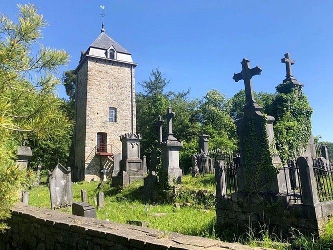 Balades Vélos-Trains & Paysages - La Vallée de l’Ourthe - Cimetière Saint-Martin