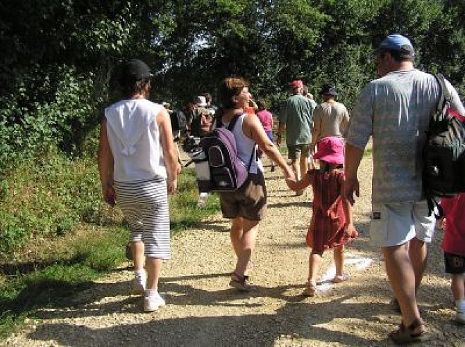 Le chemin de l'argile au manoir - Sauzé-entre-Bois
