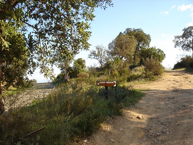Sentier barrage du trapan