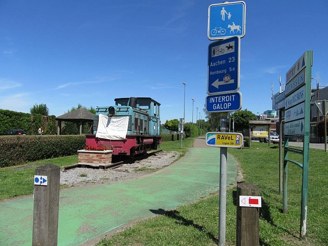 Circuit vélo Accessible Aubel-Hombourg_Locomotive Aubel_2021 red