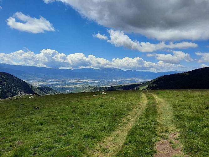 Vue sur le plateau cerdan