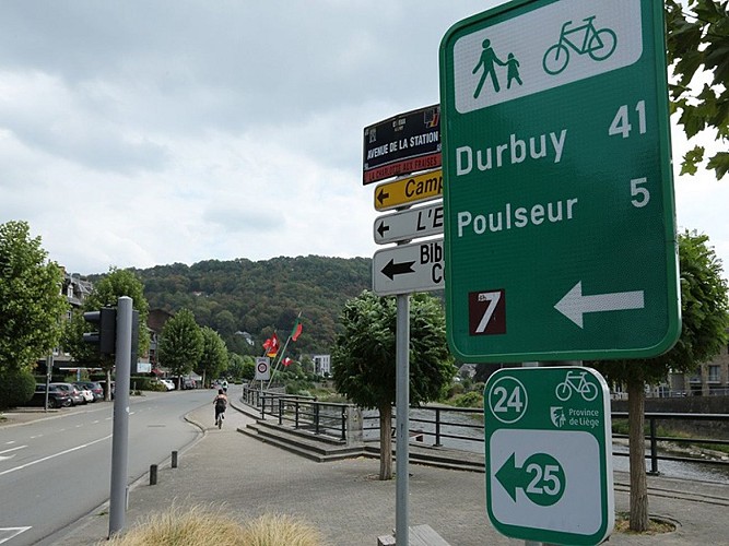 Rad- und Wandertouren - Die kleine Ourthe-Schleife