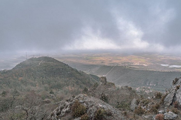 Vue vers Saint-Rome de Cernon