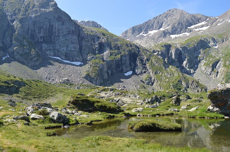 el Lago Fourchu y el altiplano de los lagos
