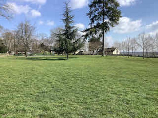 Vue centrale du parc