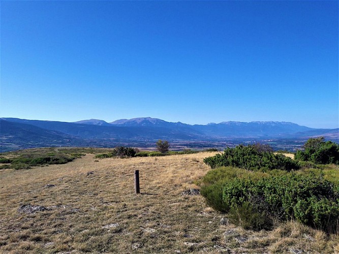 Panorama depuis l'hippopotame vers l'Espagne