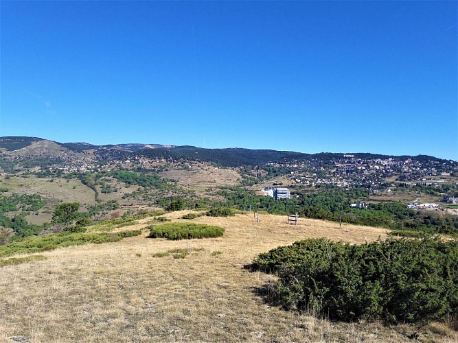 Panorama depuis l'hippopotame vers Font-Romeu