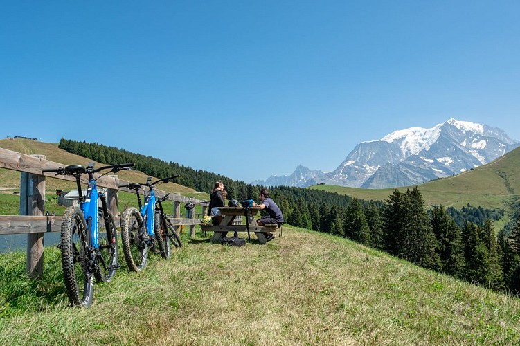 Parcours VAE n°12 _ Lac de Joux - BLEU_Saint-Gervais-les-Bains