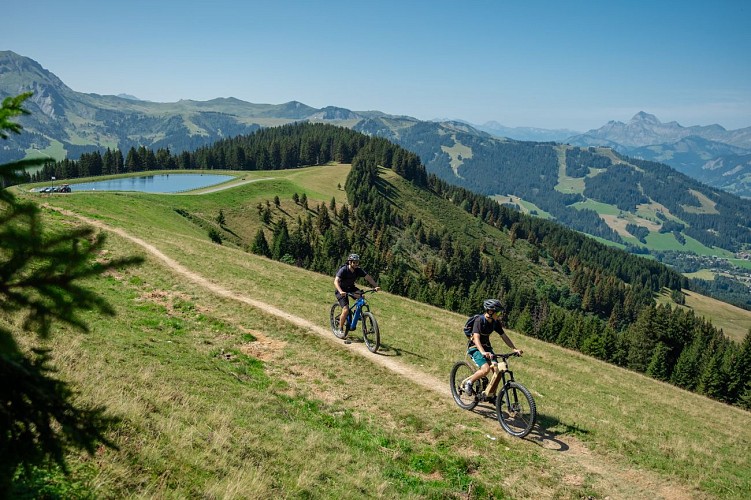 Parcours VAE n°12 _ Lac de Joux - BLEU_Saint-Gervais-les-Bains