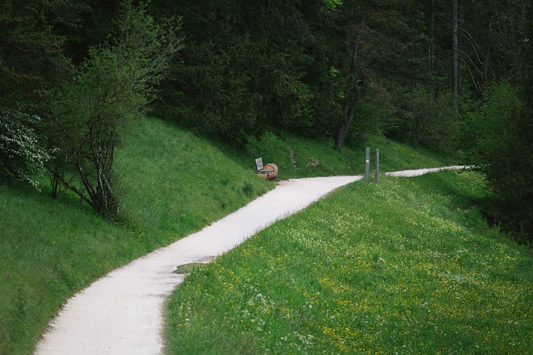 Le chemin des traces - bleu