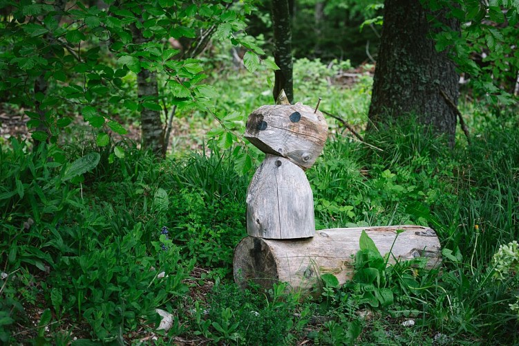 Le chemin des traces - bleu