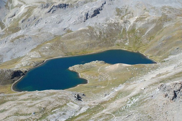 Lac de Roburent, versant italien.