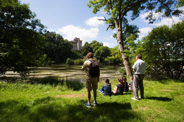 Des bords d'étangs au bord de Creuse - Vue sur la Creuse