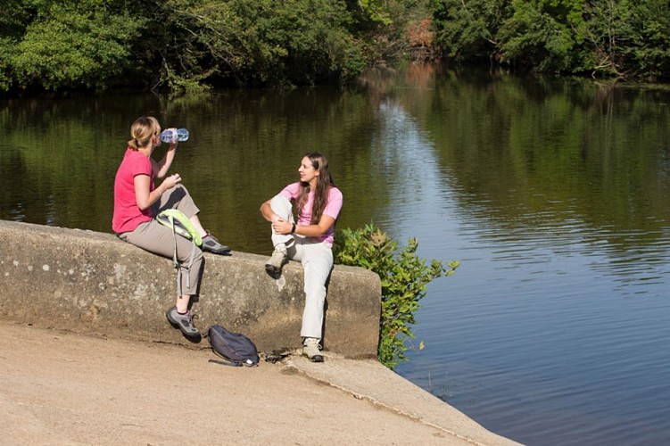 Les bords de l'Anglin - Pause en bord d'Anglin