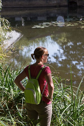 Les bords de l'Anglin - En contemplant la rivière