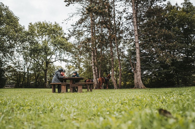 Picnic area in Montbliart