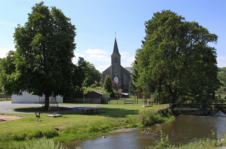 Lompret, eines der schönsten Dörfer der Wallonie in Chimay