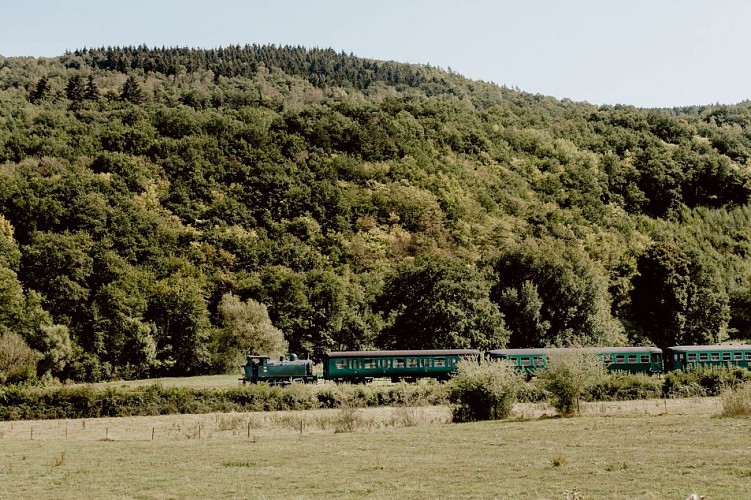 Steamtrain of Trois Vallées in Viroinval