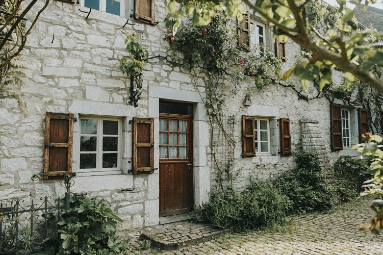 Typische huis van het dorp Soulme