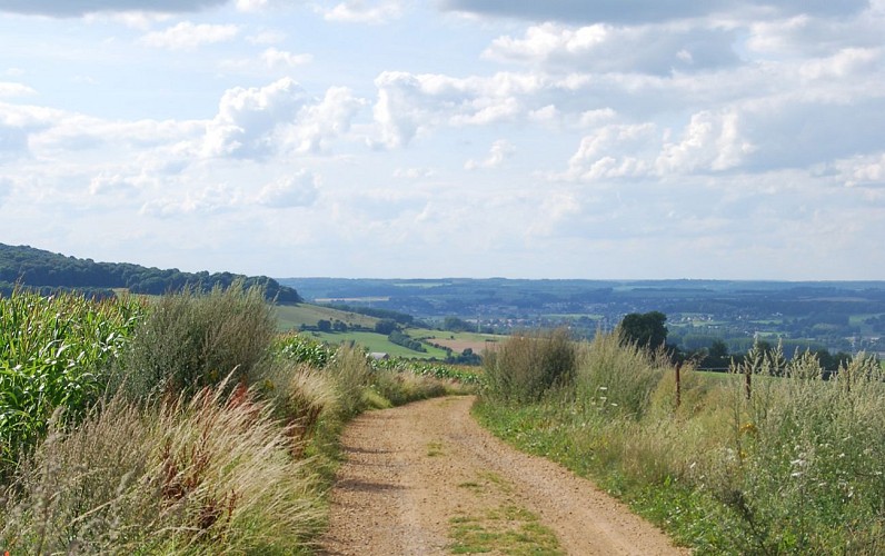Chemin au-dessus grandcourt