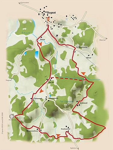 Les Villages - variante de 6 km