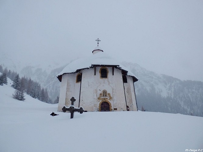 Notre dame des Vernettes depuis la Chenarie (pédestre)