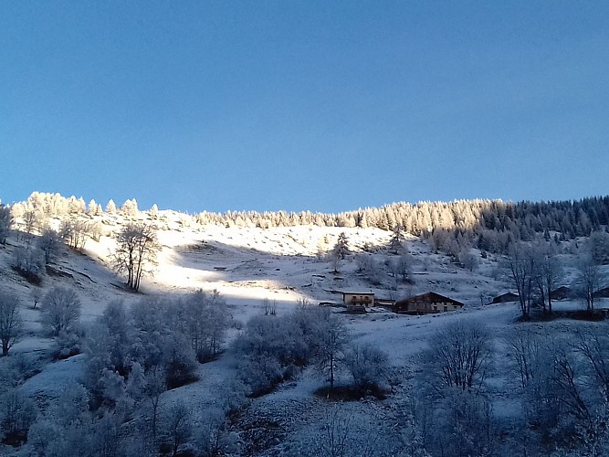 Notre dame des Vernettes depuis la Chenarie (pédestre)