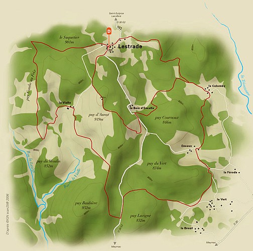 Métamorphoses paysagères (variante de 6 km)