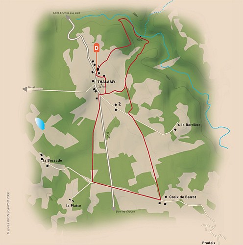 Sur les traces des chevaliers de l'Ordre de Malte (variante de 3 km)
