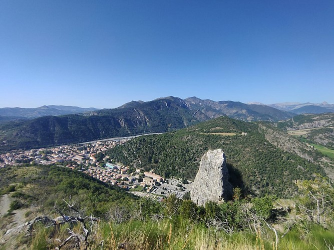 Le rocher de Neuf heures N°2 Digne-les-Bains