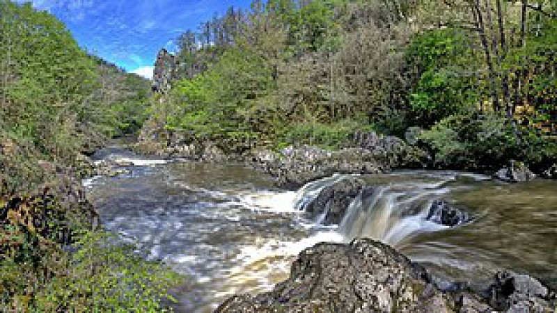 Les gorges de l'Auvézère