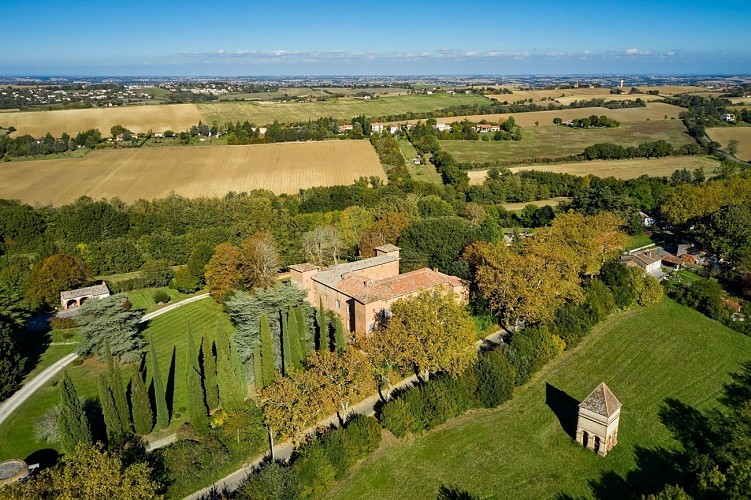 le chateau et son moulin