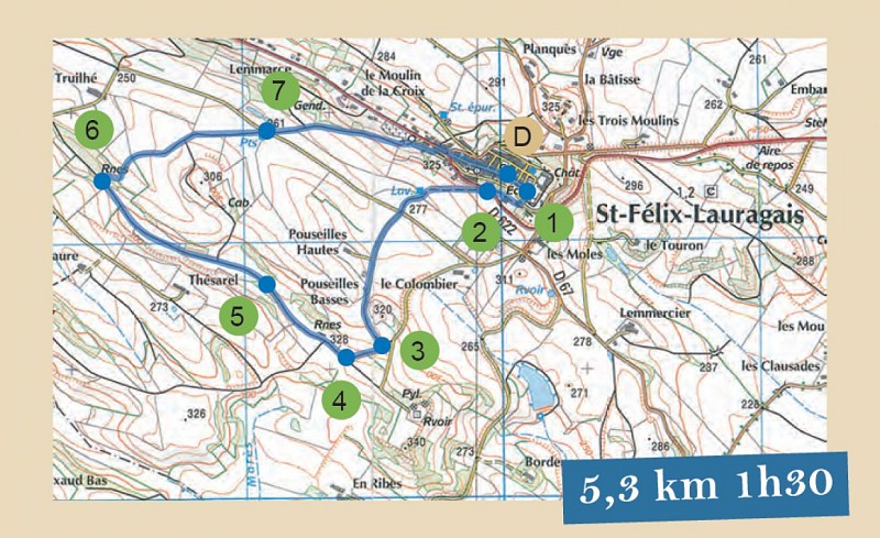 tracé - cimetière des anglais
