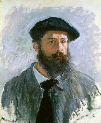 Claude Monet, "Autoportrait", 1886, huile sur toile, 56 x 46 cm, Collection particulière, France