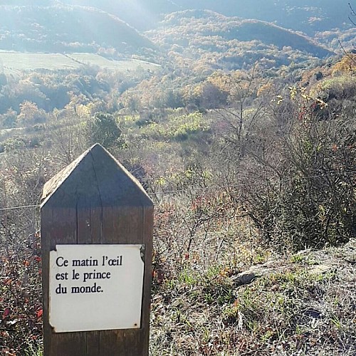 Le sentier en poésie