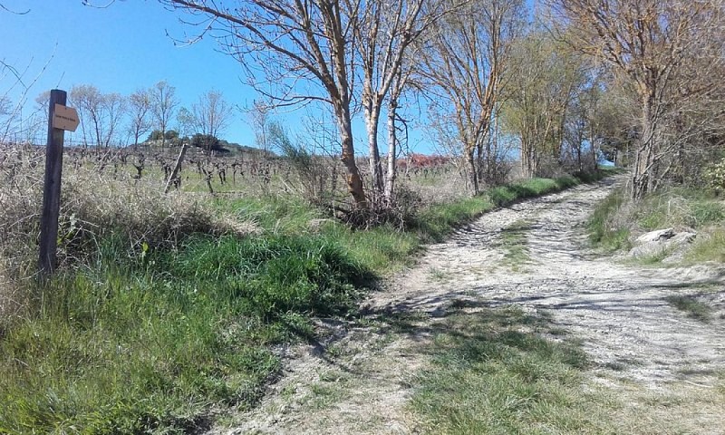 Sentier panneau d'itinéraire