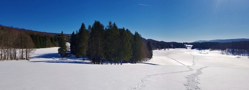 Snowshoeing trail: Les Orgières