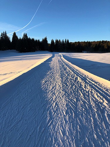 Piste de ski de fond de Lachat