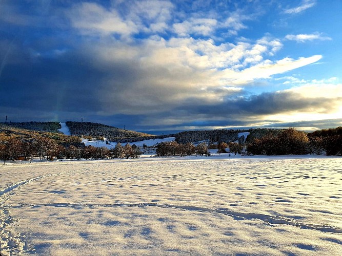 Circuit Raquettes des Plans d'Hotonnes sur le Plateau de Retord