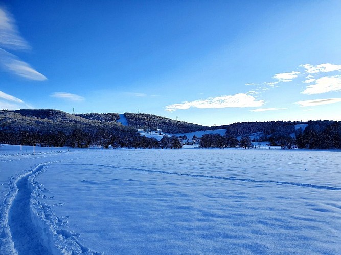 Circuit Raquettes des Plans d'Hotonnes sur le Plateau de Retord