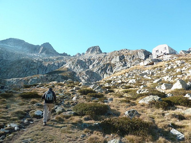 Arrivée au refuge de Larribet