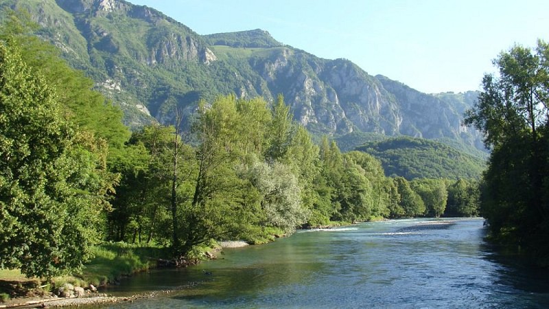 Le gave de Pau, au fil de l'eau