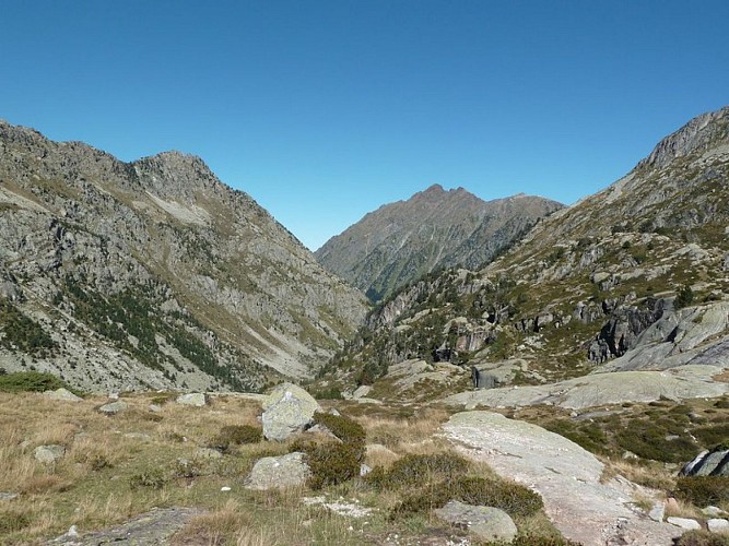 Sous le refuge de Larribet