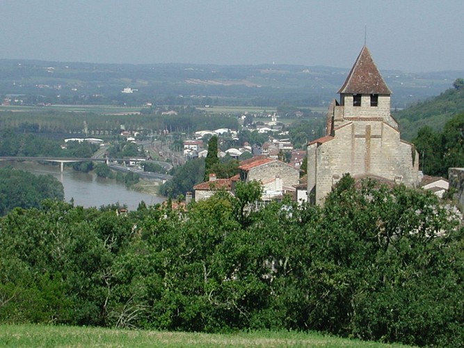 Clermont-Dessous / le Lau, panoramas sur la vallée de la Garonne