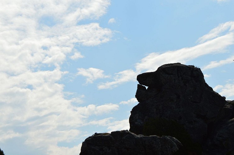 Géologie curieuse proche de la Pierre Pointue