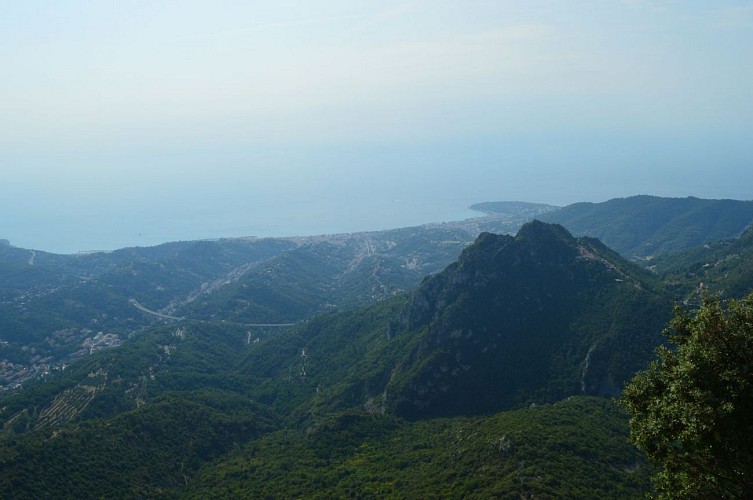Cap Martin depuis la Pointe Siricocca