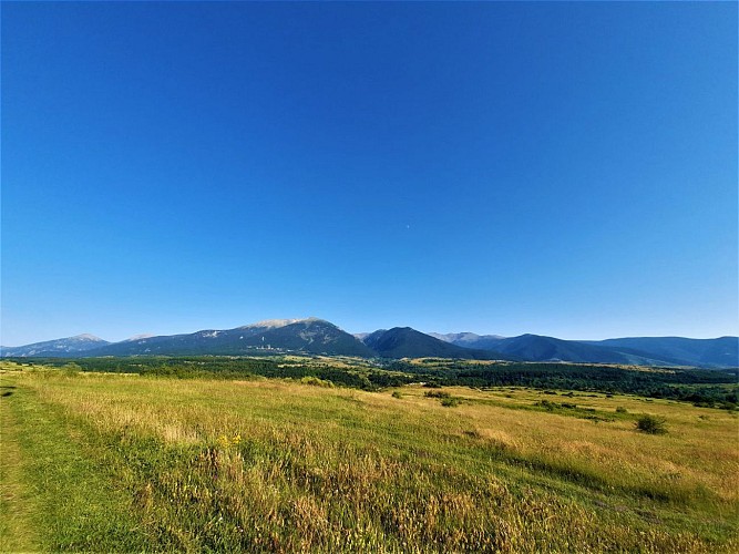 Entre Via et Bolquère, vue sur le Cambre d'Aze