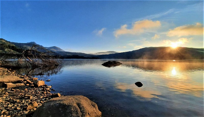 Lever du soleil sur les Bouillouses