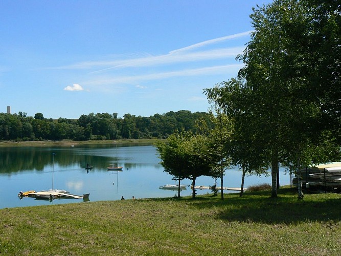 Lourenties randonnée lac du Gabas club nautique 